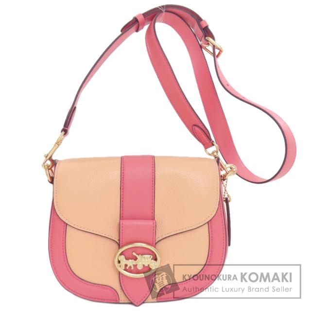 コーチ COACH C8296  バイカラー  ショルダーバッグ レザー レディース  中古