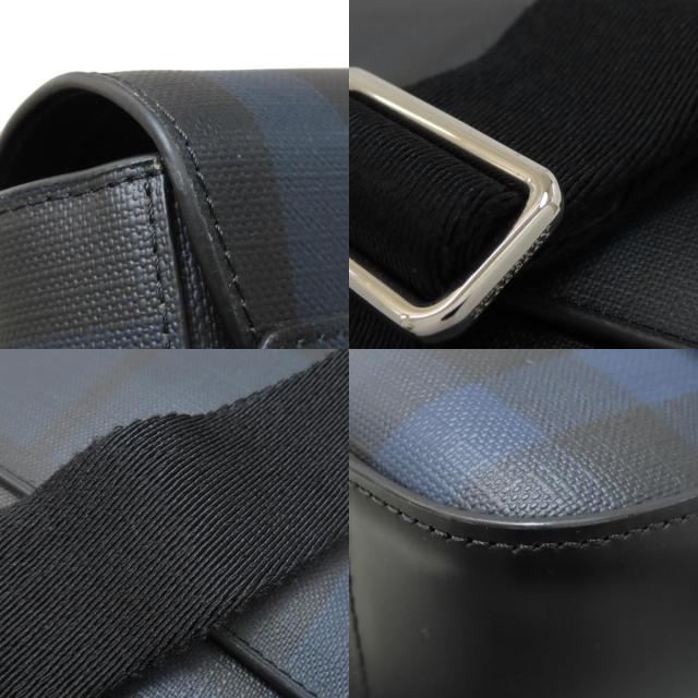 バーバリー BURBERRY チェック柄 ショルダーバッグ PVC レディース 中古_8