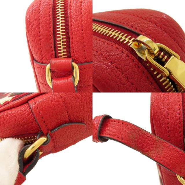 MIUMIU ミュウミュウ 5BH116 エムエムパリスコラボ ショルダーバッグ キャンバス レディース [中古] ミュウミュウ MIUMIU 5BH116 エムエムパリスコラボ ショルダーバッグ
