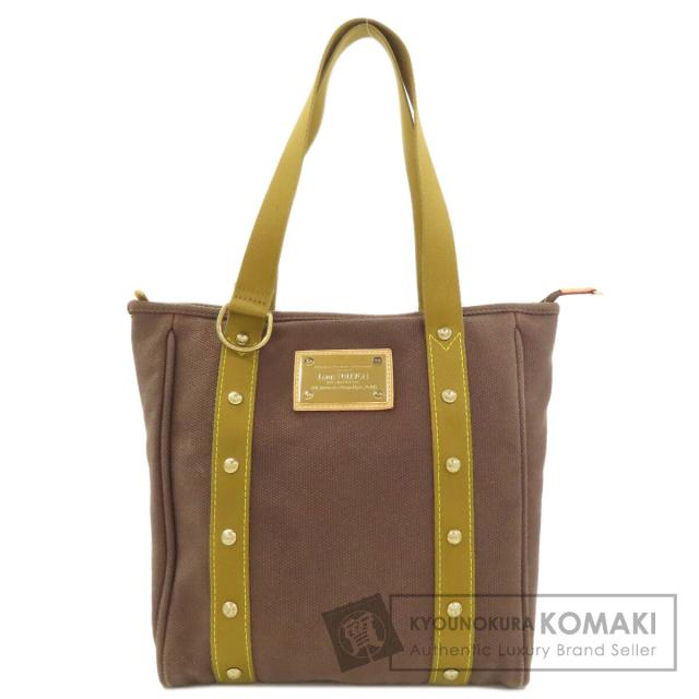 ルイヴィトン LOUIS VUITTON M40086  アンティグアライン カバMM  トートバッグ キャンバス 中古
