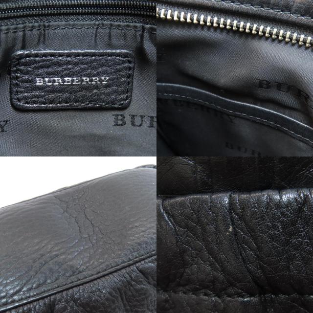 バーバリー BURBERRY  ロゴ  ショルダーバッグ カーフ レディース  中古_6