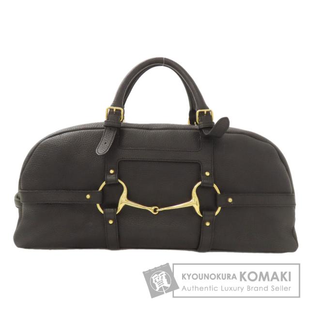 エーディーエムジェイ ADMJ  ロゴ  ボストンバッグ レザー レディース  中古