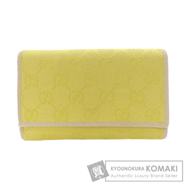 グッチ GUCCI 263114  アウトレット 三つ折り財布 GG  二つ折り財布（小銭入れあり） 中古