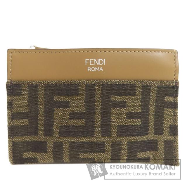 フェンディ FENDI  ズッカ柄  ケース キャンバス レディース  中古