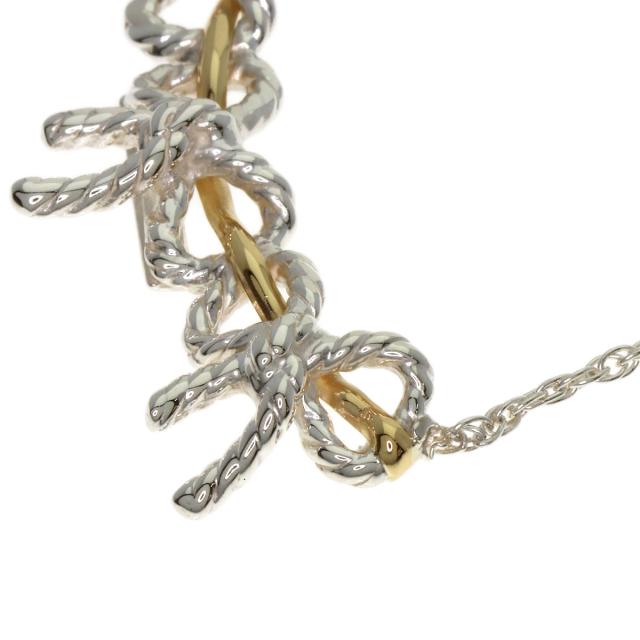 ティファニー TIFFANY&Co. トリプルリボン ネックレス シルバー