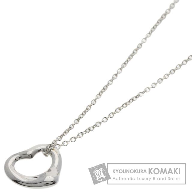 ティファニー TIFFANY&amp;Co.  オープンハート  ネックレス シルバー レディース  中古
