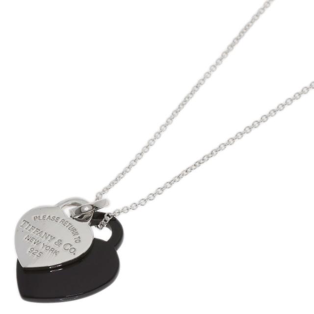 ティファニー TIFFANY&Co. リターントゥ ダブルハート オニキス