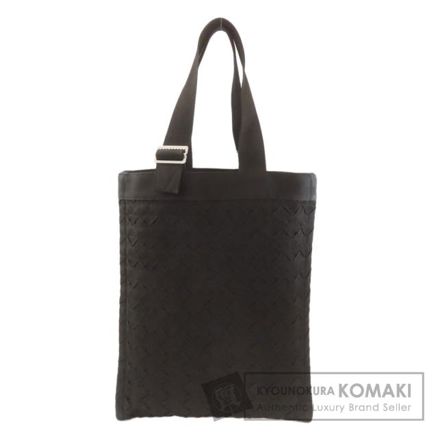 ボッテガヴェネタ BOTTEGA VENETA  トレッキング サイドジップ  トートバッグ キャンバス 中古