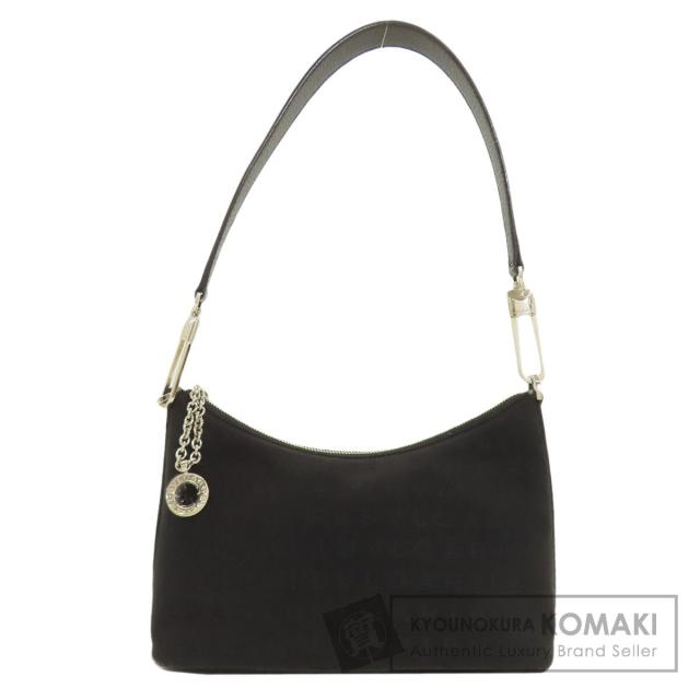 ブルガリ BVLGARI  ロゴマニア  ハンドバッグ キャンバス レディース  中古
