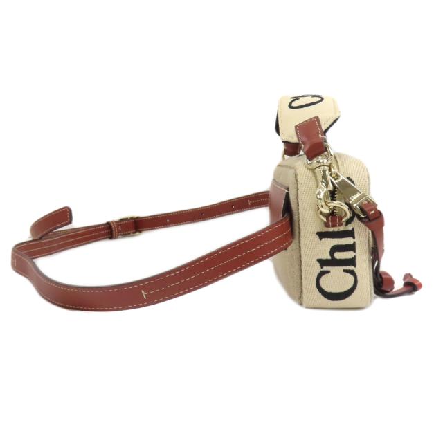 クロエ CHLOE ウッディ ベルトバッグ ヒップバッグ・ウエストバッグ キャンバス 中古_3