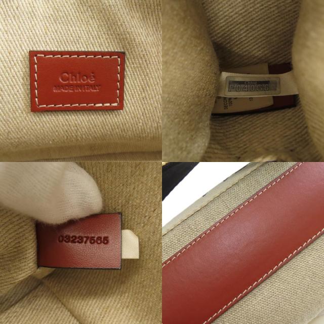 クロエ CHLOE ウッディ ベルトバッグ ヒップバッグ・ウエストバッグ キャンバス 中古_6