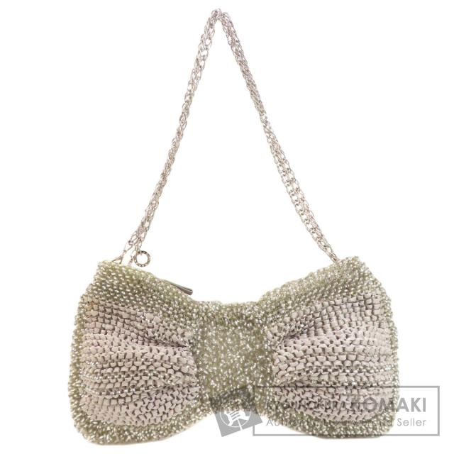 アンテプリマ ANTEPRIMA  ワイヤーバッグ リボン  ハンドバッグ PVC レディース  中古