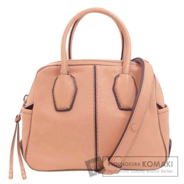 トッズ TODS  マイキー ミニボウラー 2WAY  ハンドバッグ レザー レディース  中古