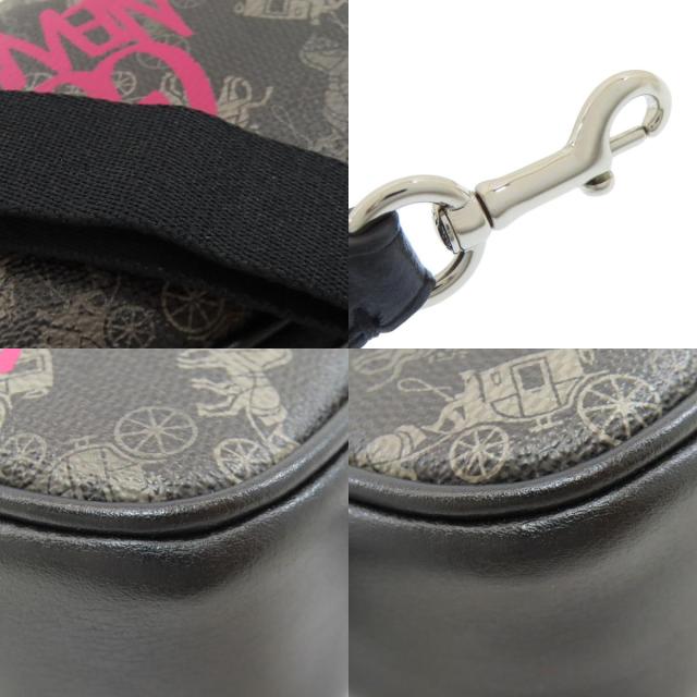 コーチ COACH F84640 ロングショルダー ショルダーバッグ PVC レディース 中古