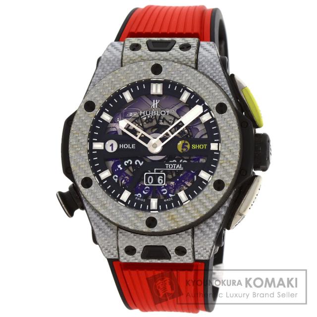 ウブロ HUBLOT 416.YS.1120VR  ビッグバン ウニコ ゴルフ  腕時計 カーボン ラバー   メンズ  中古