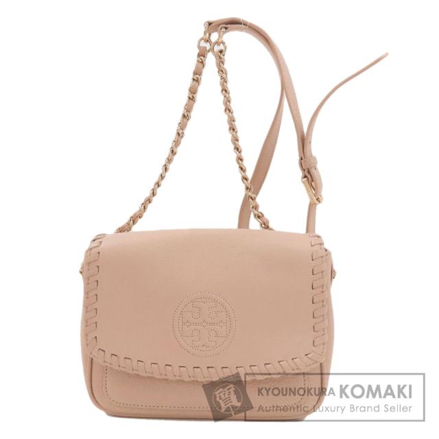 トリーバーチ Tory Burch  ロゴ  ショルダーバッグ レザー レディース  中古