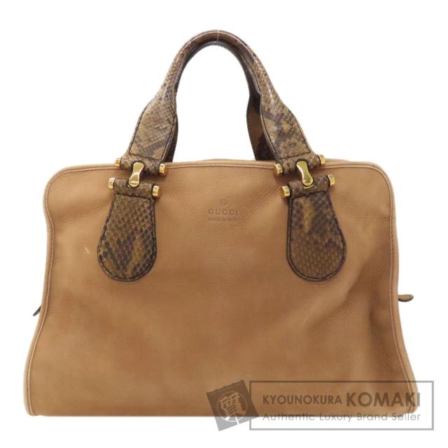 グッチ GUCCI 323657  ヌバック  ハンドバッグ カーフ レディース  中古