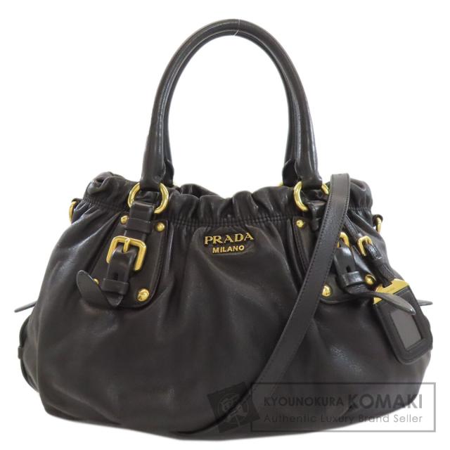 プラダ PRADA  2WAY  ハンドバッグ レザー レディース  中古