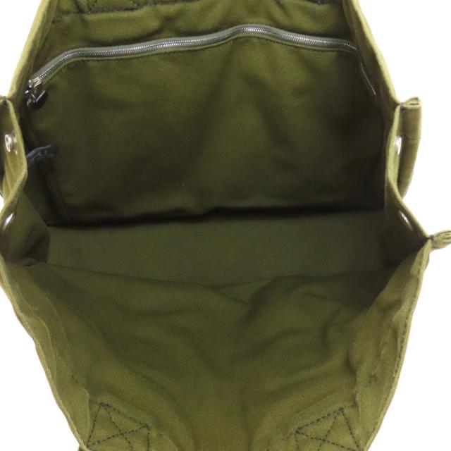 エルメス HERMES サックフールトゥMM ハンドバッグ キャンバス レディース 中古_5