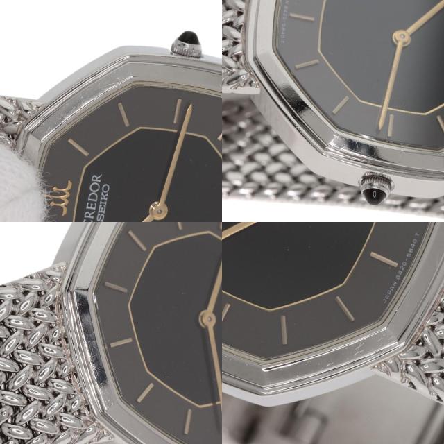 セイコー SEIKO 8420-5660 クレドール オクタゴン 腕時計 ステンレススチール SS レディース 中古_7