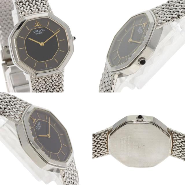 セイコー SEIKO 8420-5660 クレドール オクタゴン 腕時計 ステンレススチール SS レディース 中古_4