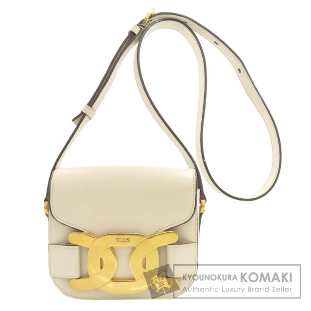 トッズ TODS  ケイト クロスボディ  ショルダーバッグ レザー レディース  中古