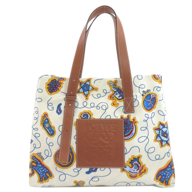 ロエベ LOEWE パウラズイビザ トートバッグ キャンバス レディース