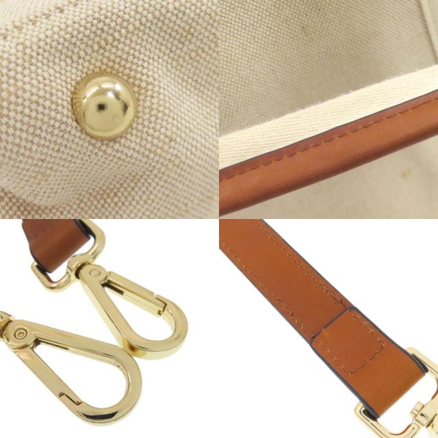 クロエ CHLOE マザーズバッグ 2WAY トートバッグ キャンバス レディース 中古_8