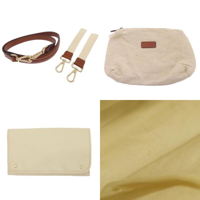 クロエ CHLOE マザーズバッグ 2WAY トートバッグ キャンバス レディース 中古_5