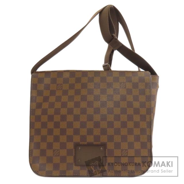ルイヴィトン LOUIS VUITTON N51211  ブルックリンMM  ショルダーバッグ ダミエキャンバス 中古