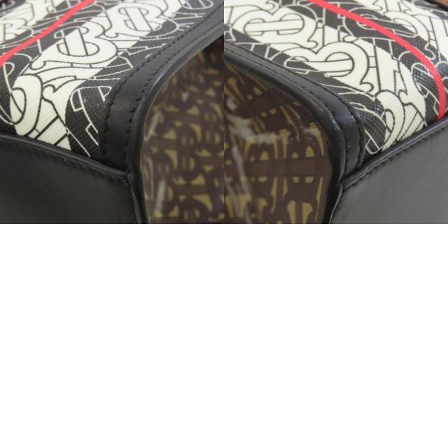 バーバリー BURBERRY TBロゴパターン トートバッグ PVC レディース 中古_9
