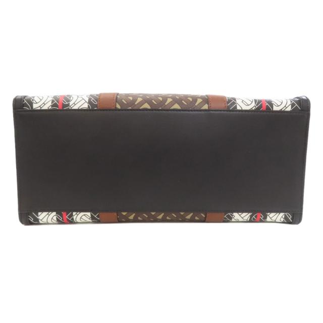 バーバリー BURBERRY TBロゴパターン トートバッグ PVC レディース 中古_4