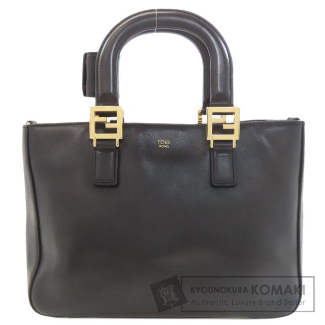 フェンディ FENDI  ロゴ  ハンドバッグ レザー レディース  中古