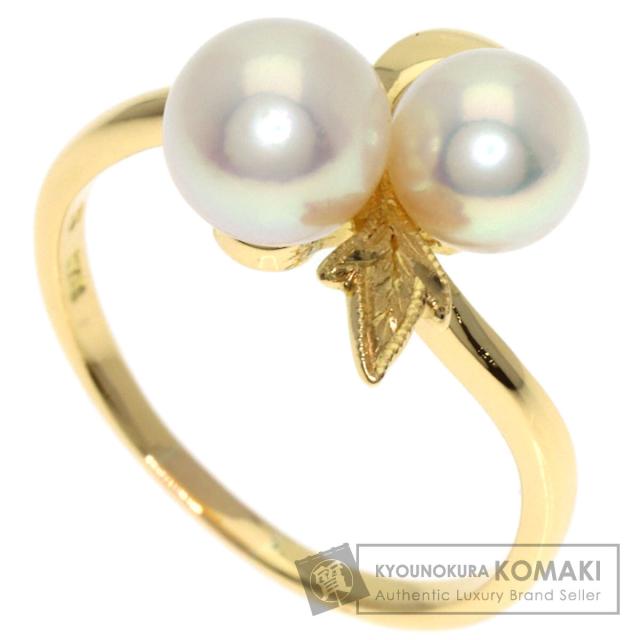 ミキモト MIKIMOTO パール 真珠 リング・指輪 K18イエローゴールド