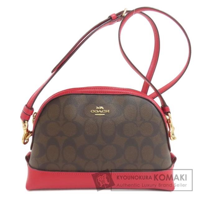 コーチ COACH F76674  シグネチャー ロングショルダー  ショルダーバッグ PVC レディース  中古