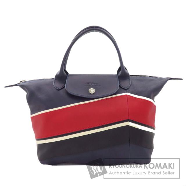 ロンシャン Longchamp  ル・プリアージュ キュイール  ハンドバッグ カーフ レディース  中古