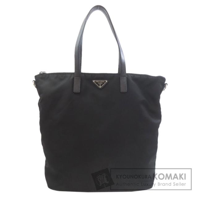 プラダ PRADA  ロゴ金具  トートバッグ ナイロン素材 レディース  中古