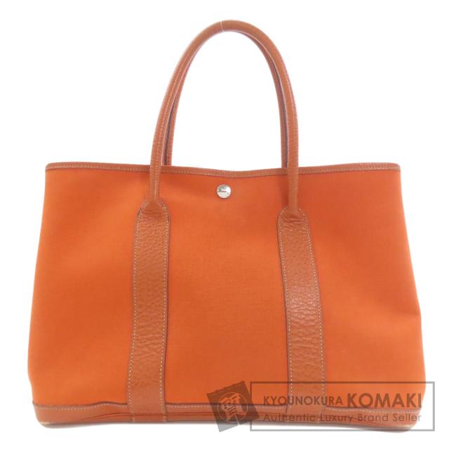 エルメス HERMES  ガーデンパーティPM シルバー金具  トートバッグ トワルオフィシェ 中古