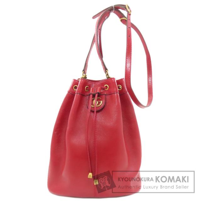 グッチ GUCCI 550189  GGマーモント ダブルG  ショルダーバッグ カーフ レディース  中古