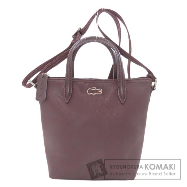 ラコステ LACOSTE  2WAY  ハンドバッグ PVC レディース  中古