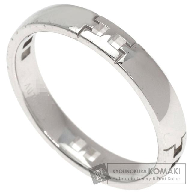 エルメス HERMES ヘラクレスリング #56 リング・指輪 K18ホワイト 
