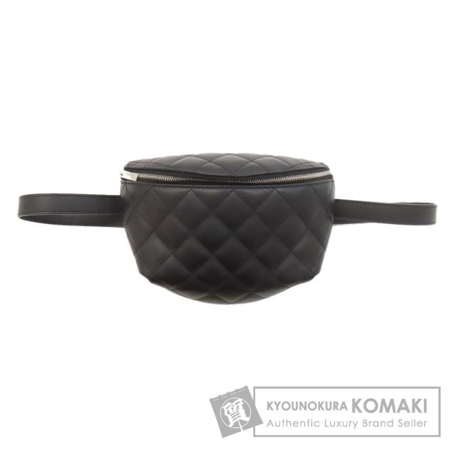 シャネル CHANEL  マトラッセ シルバー金具  ヒップバッグ・ウエストバッグ ラムスキン 中古