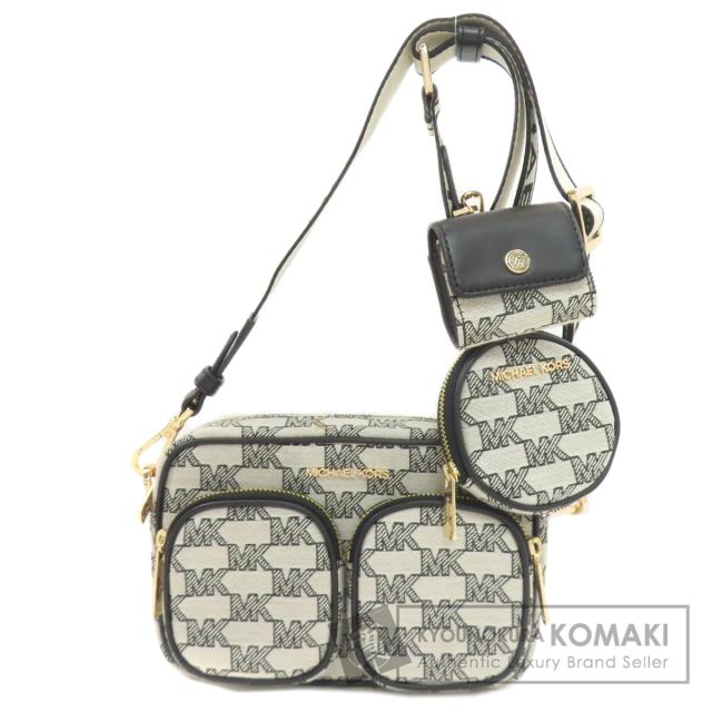 マイケルコース Michael Kors  MKシグネチャー  ショルダーバッグ キャンバス レディース  中古