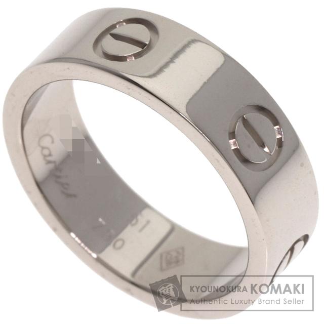カルティエ CARTIER  ラブリング #51  リング・指輪 K18ホワイトゴールド レディース  中古