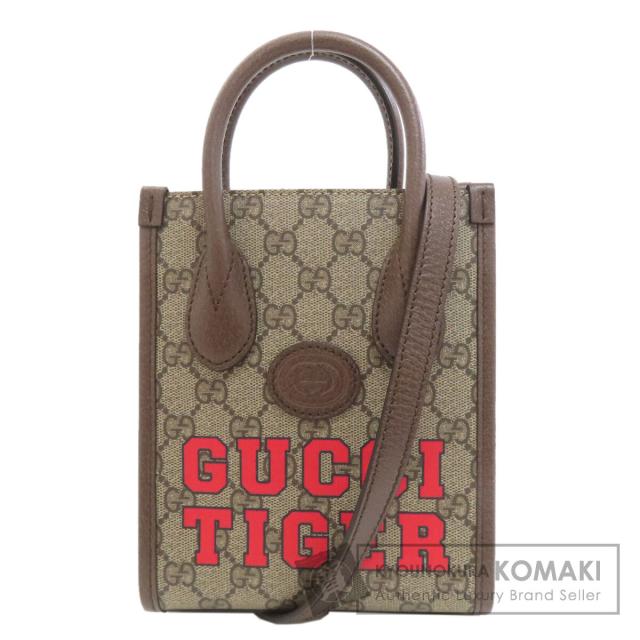 グッチ GUCCI 671623  インターロッキングG 2WAY  ハンドバッグ PVC レディース  中古