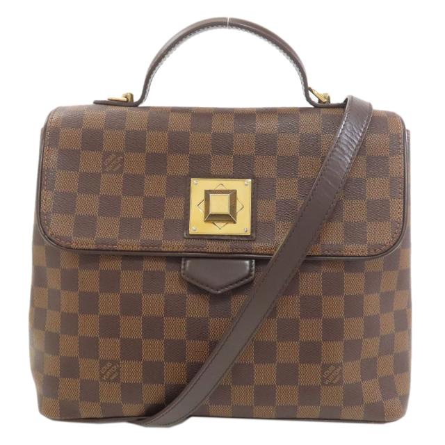 ルイヴィトン LOUIS VUITTON N41168 ベルガモMM ハンドバッグ ダミエキャンバス レディース 中古_1