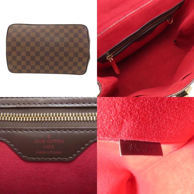 ルイヴィトン LOUIS VUITTON N41168 ベルガモMM ハンドバッグ ダミエキャンバス レディース 中古_4