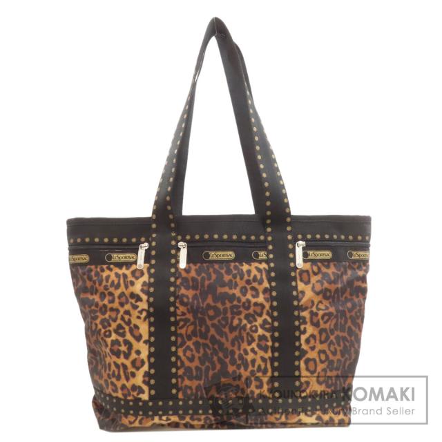 レスポートサック LeSportsac  レオパード柄  トートバッグ ナイロン素材 レディース  中古