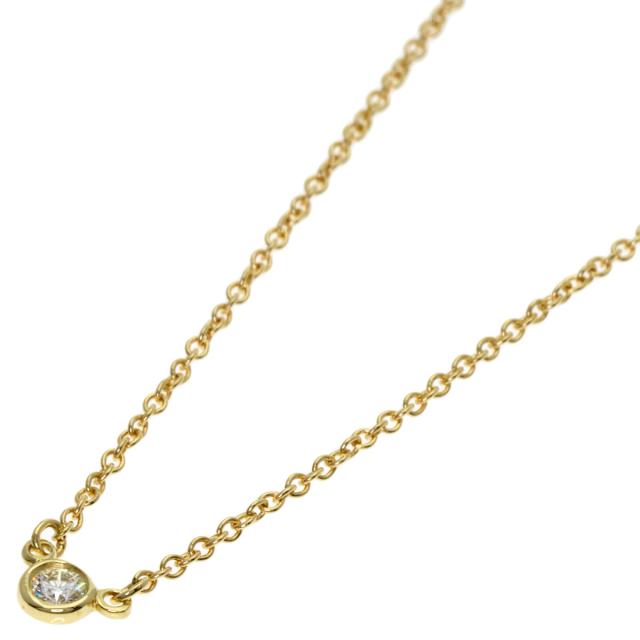 ティファニー TIFFANY&Co. バイザヤード ダイヤモンド ネックレス K18イエローゴールド 中古_1