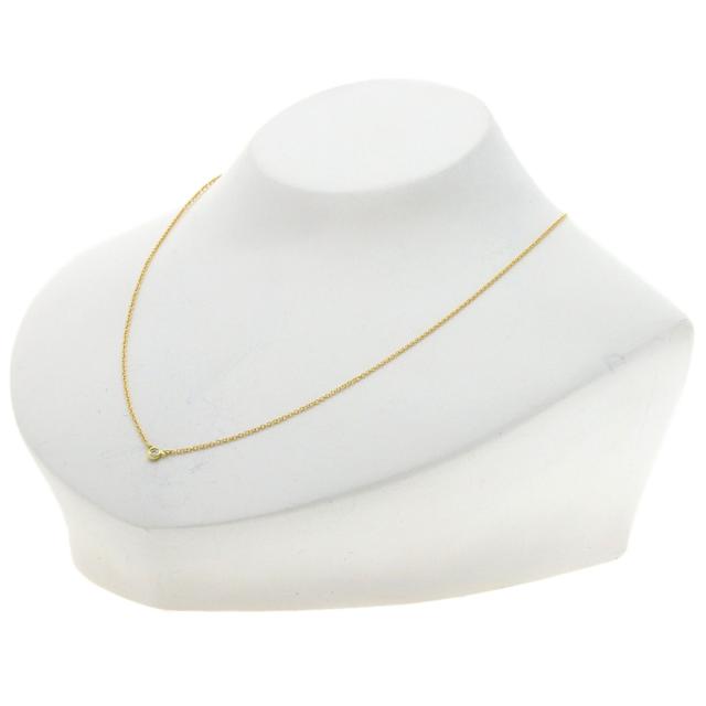 ティファニー TIFFANY&Co. バイザヤード ダイヤモンド ネックレス K18イエローゴールド 中古_4